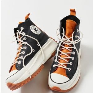 Converse Run Star Hike Leather High Top Sneakers